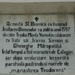 pisania manastirii Teodoreni